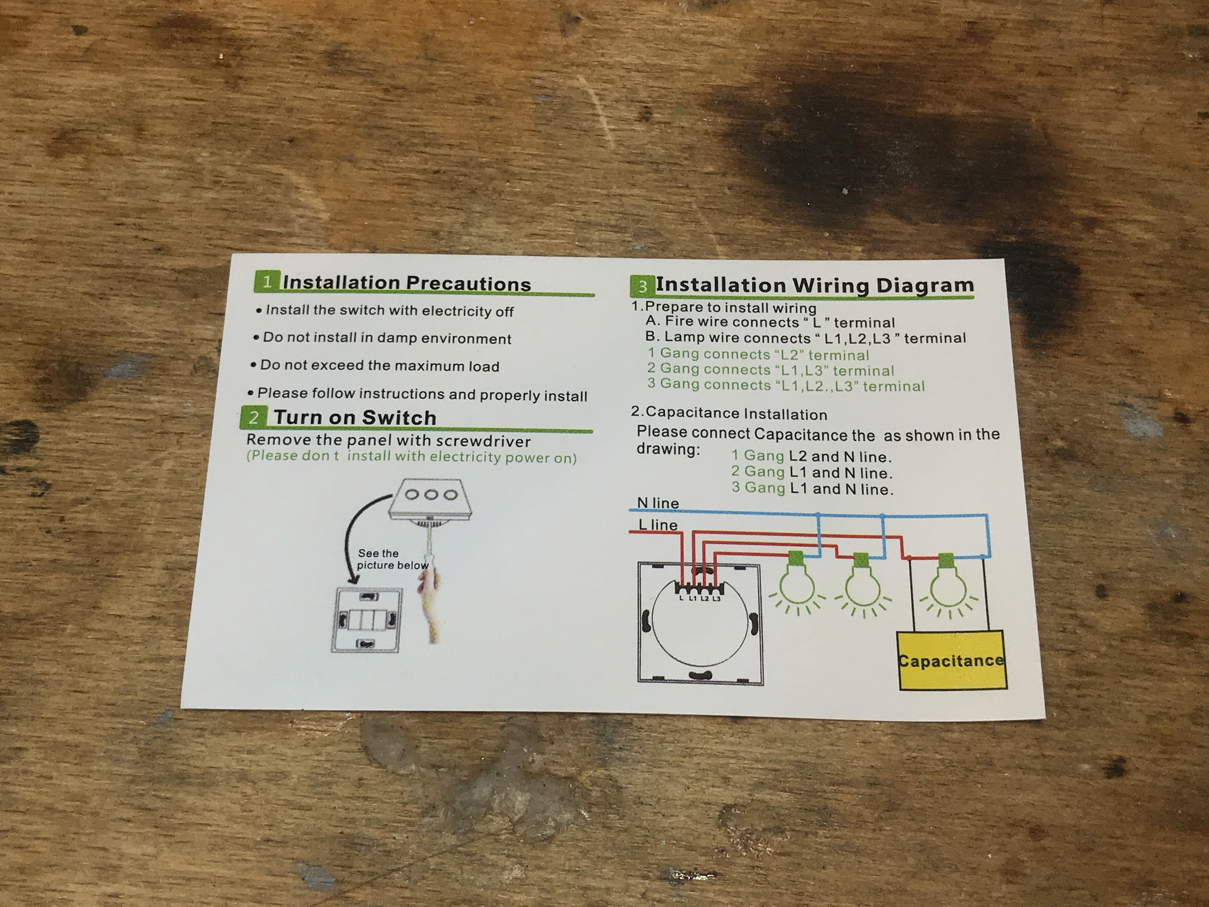 [ESP8285/TYWE3S] Light switch with WiFi/RF Appio 9605 (no neutral ...