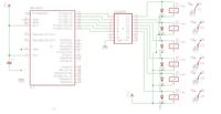 Atmega8 i przekaźnik - Między atmega8 a cewką układ ULN2803