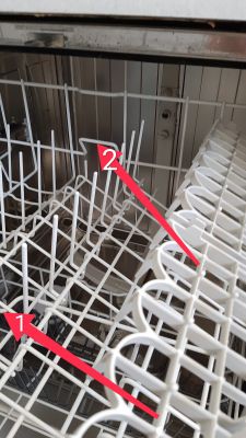 Zmywarka Siemens SE20290/02 - spadło ramię natryskowe górne