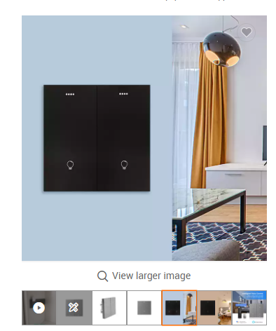 4 gang push button switch