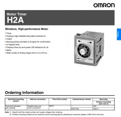 Przekaźnik czasowy Omron H2A-7H - wnętrze tzw. "czasówki"