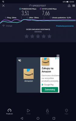 Dobór operatora dla lokalizacji 52.0475163438836, 23.134999055934546 z routerem b818