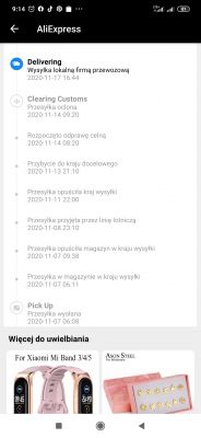 Problem z dostarczeniem paczki z Aliexpress