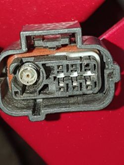 Schemat wiązki czujników parkowania przód Hyundai Santa Fe IV FL 2022