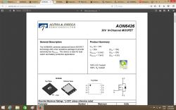 Lenovo la-c282p - Jaki zamiennik tranzystora AON6426?