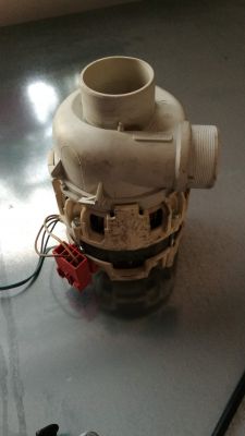 Zmywarka IKEA RENLING DW60 - Awaria i naprawa wirnika pompy myjacej.