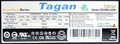 Tagan model: TG780-U33II - Brzęczy w idle, a po obciążeniu prawie przestaje. Tagan model: TG780-U33II - Brzęczy w idle, a po obciążeniu prawie przestaje.
