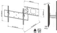Jaki uchwyt do Samsunga PS42B450 Vesa 400x400 z regulacją i montażem na pustakach?