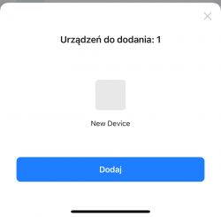 App interface for adding a new Bluetooth device