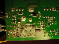 Schemat przetwornicy zasilania do Spartus TIG210E - popalone elementy