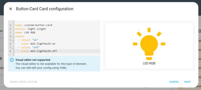 Home Assistant Community Store and Button-Card tutorial – custom buttons on the HA dashboard