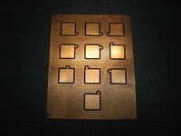 10-cio przyciskowa klawiatura PIC z wyjściem BCD.