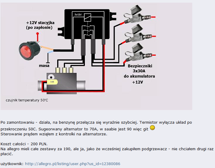 SAAB 900 NG - Alternator vs podgrzewacz płynu - diagnoza?