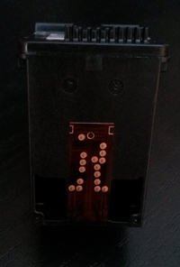 Jak zresetować poziom tuszu w HP 2515 - 650 Black? Zaklejanie pinów?