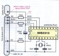 Jak podłączyć ATTINY2313 do komputera do programowania RC5?