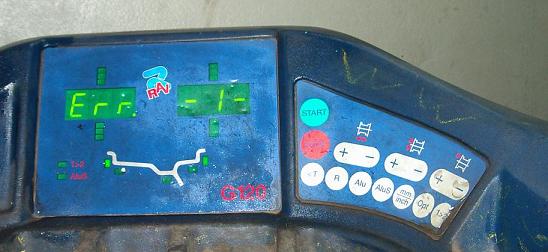 Err -1- - wyważarka Ravaglioli G120