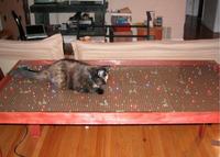 Stół z podświetleniem LED do jadalni.