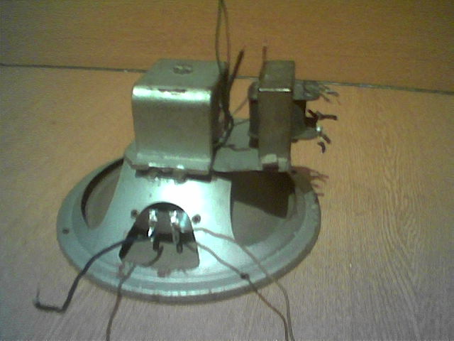 głośnik z transformatorem