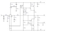 Wzmacniacz mocy 10 W - WE MOSFETy kanał p WY tr. bipolarne