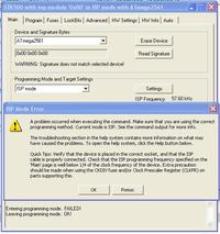 [ATmega2561][AVR Studio] Nie wykrywa sygnatury przez usart0?
