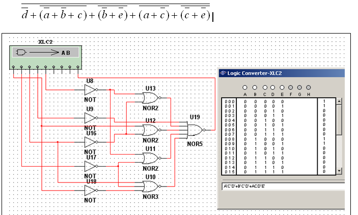 Logic converter в multisim где находится