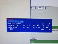 BENQ FP71E - Factory Mode.