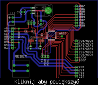 [ATmega8] tqfp32 smd płytka prototypowa