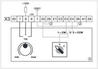 Podłączenie falownika Lenze 8200 Vector do tokarki