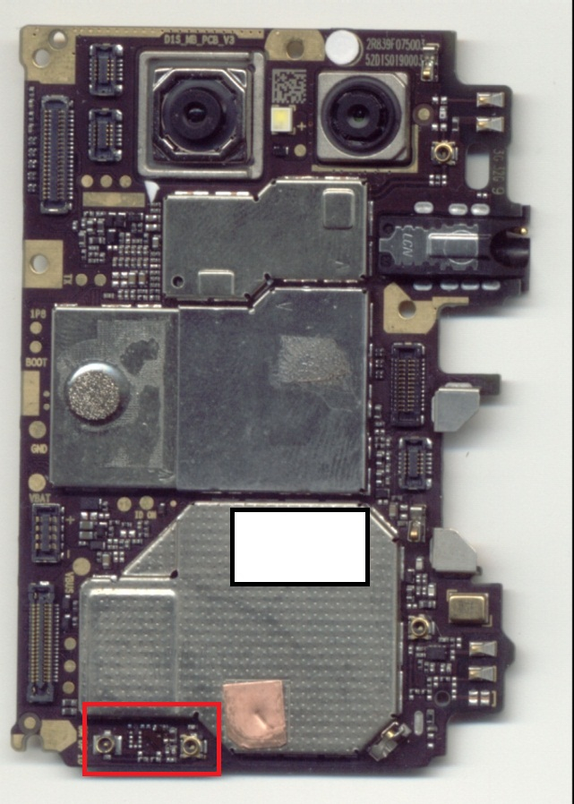 Xiaomi Mi A2 Lite M1805D1SG Po zalaniu uszkodzony rezystor SMD