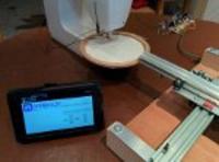 Maszyna da haftowania sterowana przez tablet