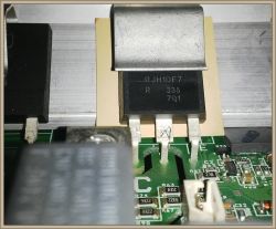 Indukcja Indesit VIB 644 CE - Poszukiwania tranzystora