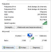 No Internet Access on Windows 8.1 Laptop After Switching to UPC & CH7465LG-LC Router