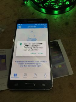 Wodoodporny pasek LED RGB na USB z Bluetooth (i podobno WiFi? jednak nie) Wodoodporny pasek LED RGB na USB z Bluetooth (i podobno WiFi? jednak nie)
