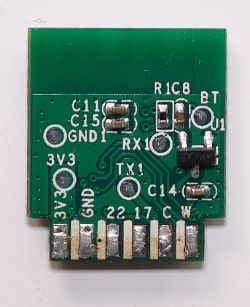 BL602 PCB with component markings.