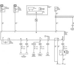 Schemat elektryczny systemu hamulcowego z modulatorem ciśnienia hamulców.