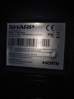 Searching for Sharp LC-40FG3412E Software Update v1.01: Download & Installation Guide