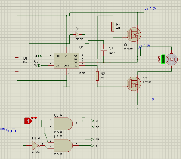 bridge simluation problem Proteus ISIS [time step too small] | Forum ...