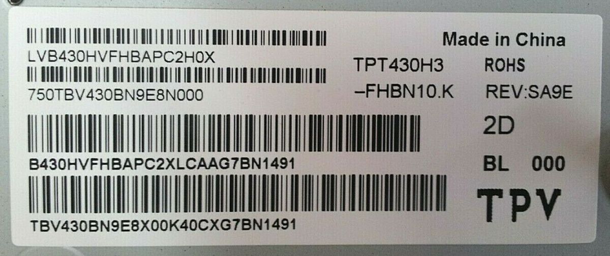 Kit De Réparation Alimentation Philips Pour TV 43PFT4112/12 - Référence 715G8991-C01-000-004Y