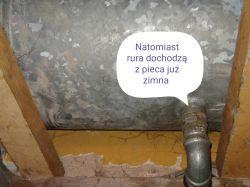 Instalacja C.O grzejniki ciepłe woda z boliera zimna