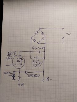 HS-07366 - Bieżnia HS-07366 grzeje się tranzystor Mosfet IRFP450