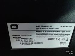 OK TV Vestel 17MB130S - rote Standby-LED, schwarzer Bildschirm, Firmware