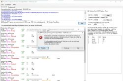 Screenshot of TuyaMCU Explorer/Analyzer with an application error.