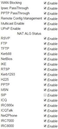Router Thomson TWG870UG - przekierowanie portów nie działa, sieć UPC
