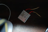 wentylator podłączenie - kondensator