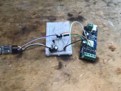 LED Controller EC79901 with WiFi Module – Interior View LED controller EC79901 with CB3S WiFi module, interior view with visible electronic components.