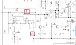 Radio Alan 109 - brak nadawania, różnica napięć przy kondensatorze C78
