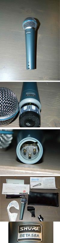 Shure Beta 58A Original: Detailed Photos for Comparison, Features and Assembly Location
