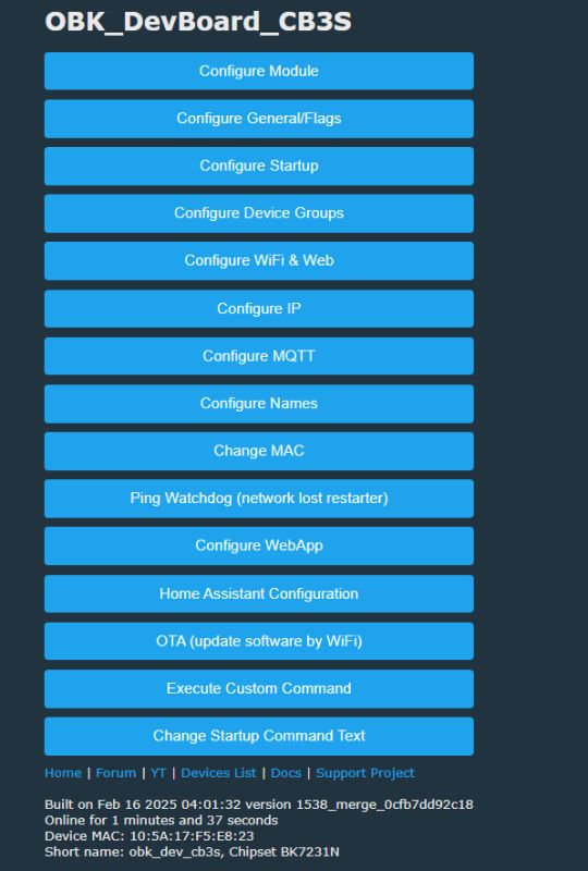 RTL8720DN, RTL8710B, RTL8710BX Compatibility with OpenBeken?