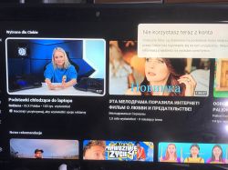 Zrzut ekranu z interfejsem Smart TV Android Box.