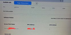 Ekran ustawień modemu Nokia FASTMILE2 z informacją o braku dostępnych komórek i pokazanym adresem IPv4.